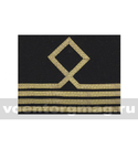 Нарукавный знак различия Морского флота (черный), 4 категория - рулевые (пара)