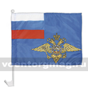 Флаг МВД РФ на автомобильном кронштейне