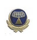 Эмблема петличная Гражданский воздушный флот (ГВФ), Служба движения, металл (пара)